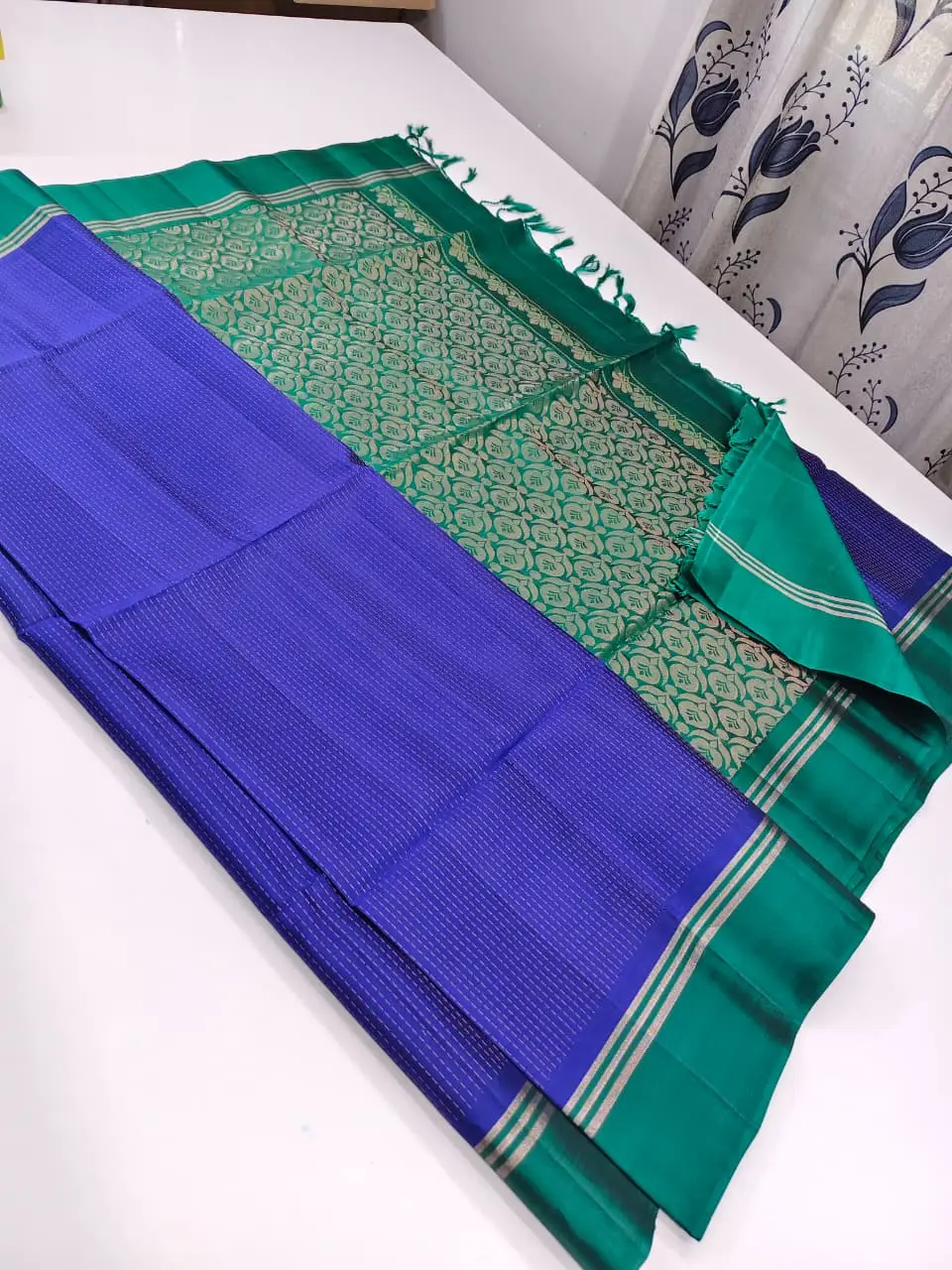 Semi Soft Silk Butta Body Designed Kanchipuram Sarees
